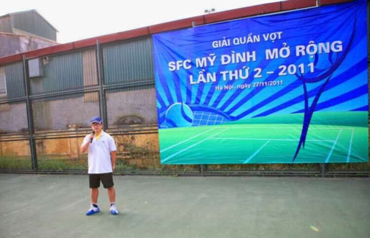 Hình ảnh "Giải tennis SFC Mỹ đình mở rộng lần thứ II " 27/11/2011