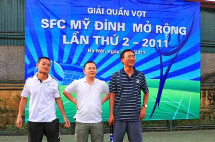 Hình ảnh "Giải tennis SFC Mỹ đình mở rộng lần thứ II " 27/11/2011