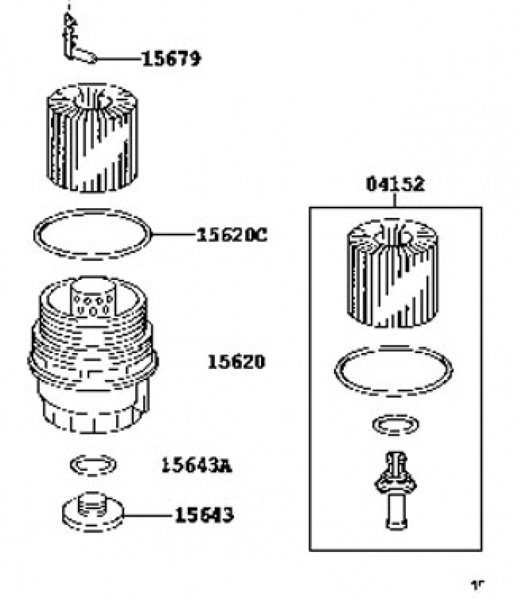 Lọc nhớt Ford Escape nhờ các bác chỉ giáo ạ .