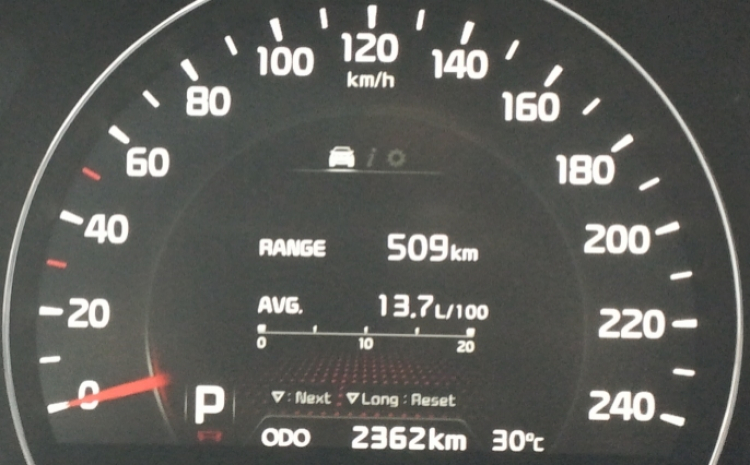 Thống kê tiêu hao nhiên liệu Sorento Thống kê tiêu hao nhiên liệu Sorento