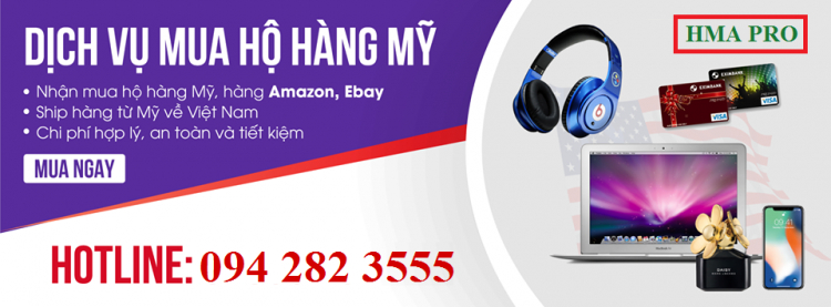 HMA PRO – Mua hộ hàng Amazon, ebay và web Mỹ – Ship hàng mỹ uy tín