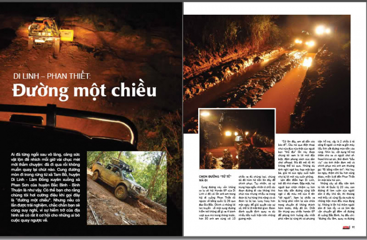 Chuẩn bị hành trình Off-Road đầu năm 2012 - đi ngược  từ Phan Thiết lên Di Linh !