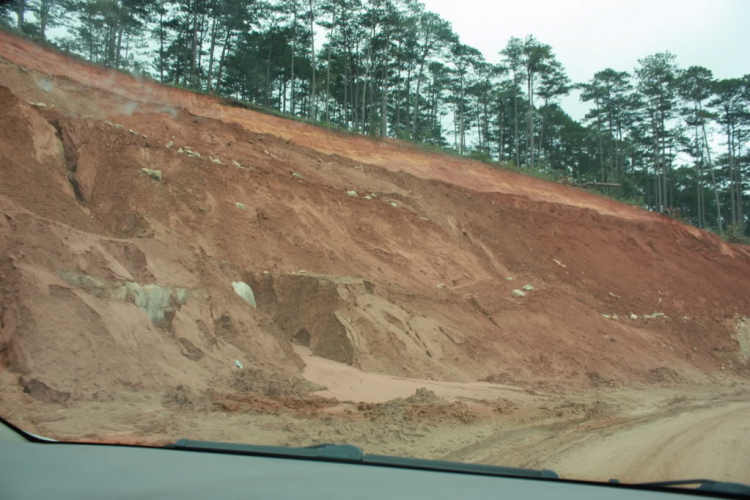 Hình ảnh đường đi từ Dalat > Diên Khánh-Nha Trang (TL723-Hoa & Biển). Cuối tháng 11/2011.