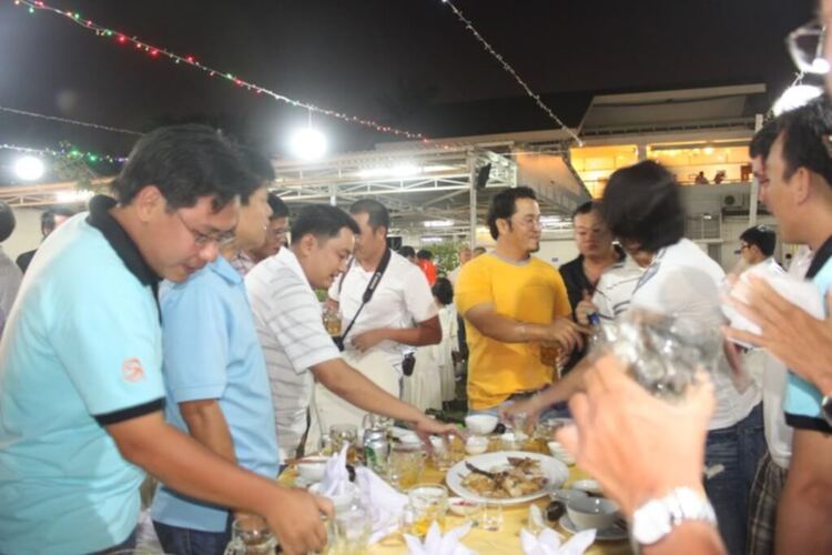 Hình ảnh chương trình tất niên liên 5 chi hội 07/01/2012