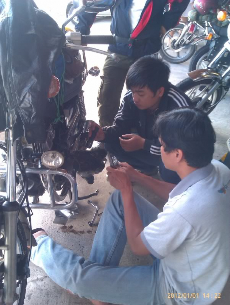 THành lập Hội những người mê và chơi xe Motor Honda LA 250cc