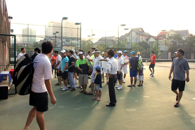 Hình ảnh giải Tennis FFC mở rộng mừng xuân 2011