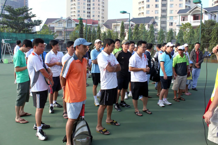 Hình ảnh giải Tennis FFC mở rộng mừng xuân 2011