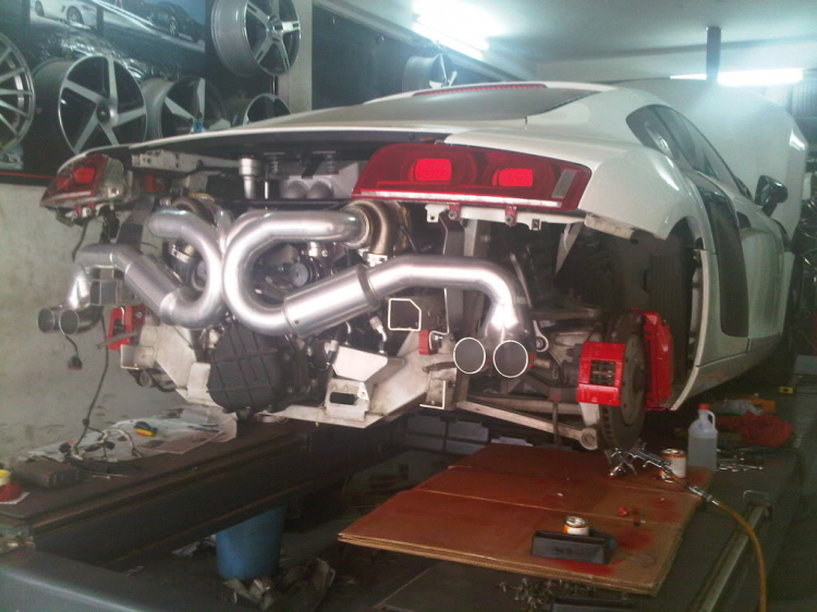 Độ Twin Turbo HEFFNER cho Audi R8!