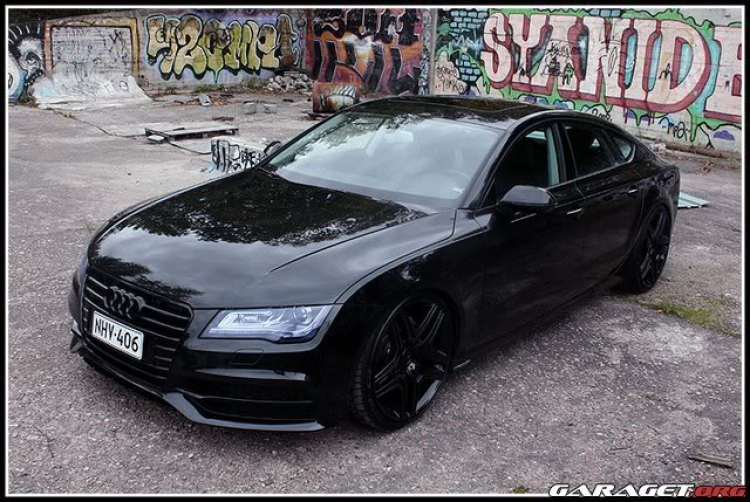 Audi A7 black out!!!