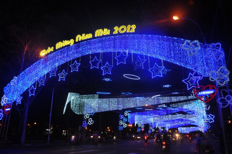 Lấp lánh lung linh hoa đăng xuân SaiGon 2012