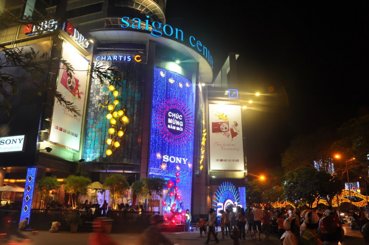 Lấp lánh lung linh hoa đăng xuân SaiGon 2012