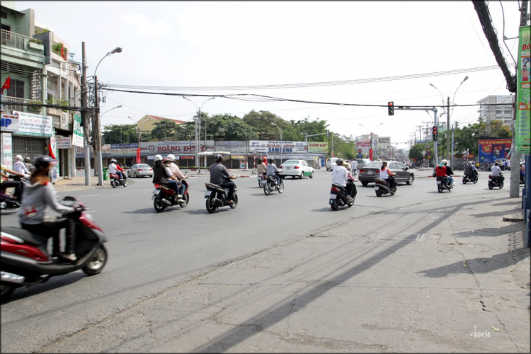 Ngày nào cũng Xuân, anh Thăng khỏi phải thu phí.. ảnh Sài Gòn mùng 1 Tết