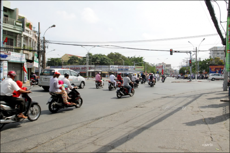 Ngày nào cũng Xuân, anh Thăng khỏi phải thu phí.. ảnh Sài Gòn mùng 1 Tết