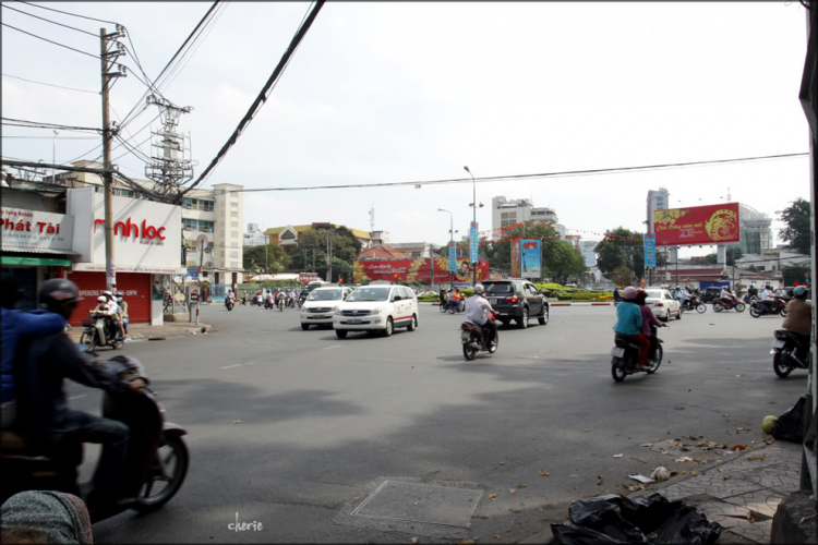 Ngày nào cũng Xuân, anh Thăng khỏi phải thu phí.. ảnh Sài Gòn mùng 1 Tết