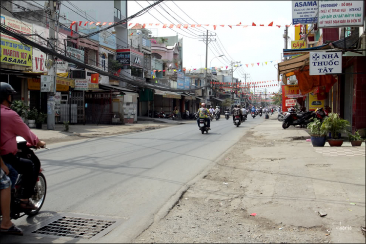 Ngày nào cũng Xuân, anh Thăng khỏi phải thu phí.. ảnh Sài Gòn mùng 1 Tết