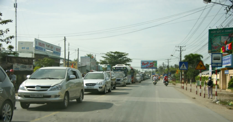 tình hình đường sá miền tây ..... kẹt cứng