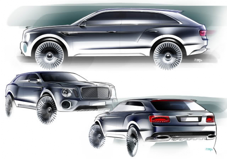 BREAKING NEWS : BENTLEY EXP 9 F concept And Lamborghini Aventador J roadster