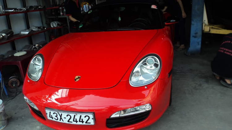 Đổi màu porsche boxster