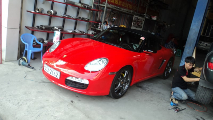 Đổi màu porsche boxster