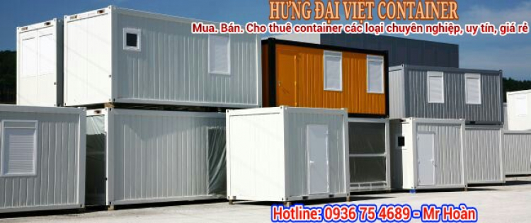 Bạn cần những ngôi nhà bằng container, cần mua container văn phòng giá rẻ?