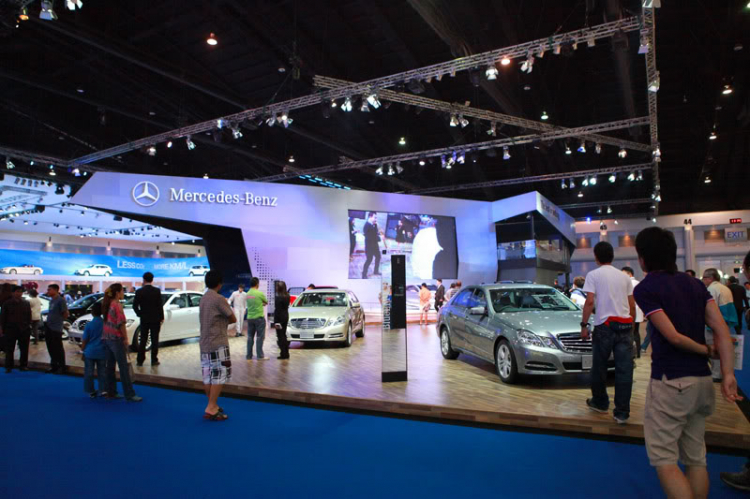 Mercedes benz motor show bangkok 2012