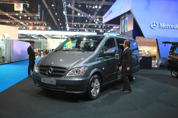 Mercedes benz motor show bangkok 2012