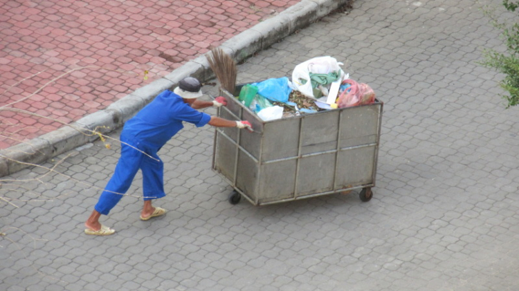 Thong dong một góc đời thường.