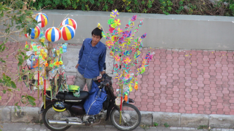 Thong dong một góc đời thường.