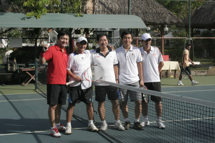 Kết quả và hình ảnh giải tennis Đôi nam KiaFC - 15/04/2012