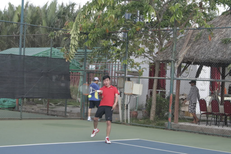 Kết quả và hình ảnh giải tennis Đôi nam KiaFC - 15/04/2012