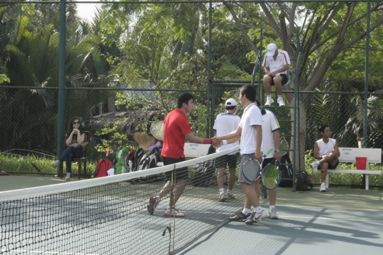 Kết quả và hình ảnh giải tennis Đôi nam KiaFC - 15/04/2012