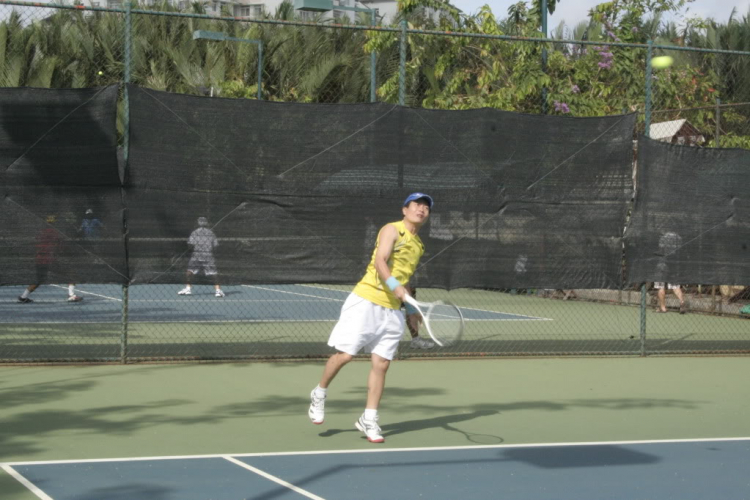 Kết quả và hình ảnh giải tennis Đôi nam KiaFC - 15/04/2012