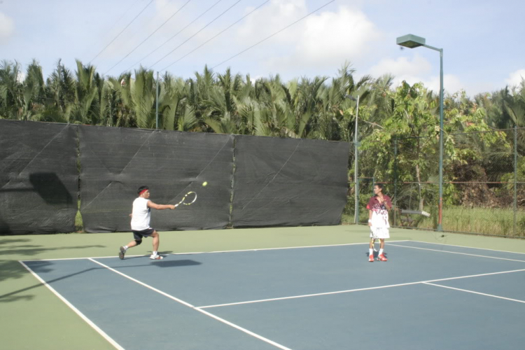 Kết quả và hình ảnh giải tennis Đôi nam KiaFC - 15/04/2012