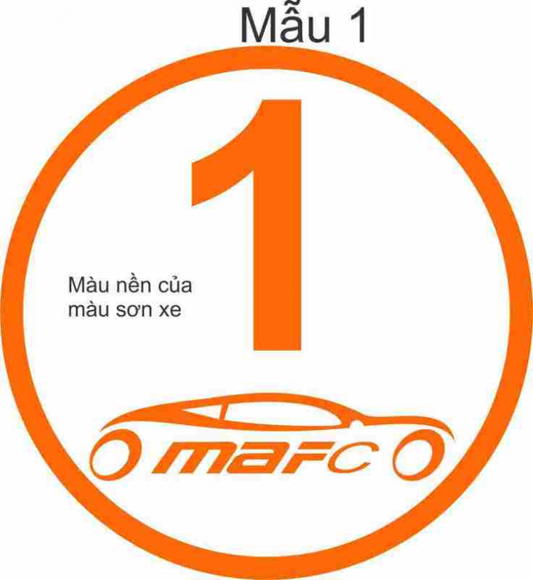 Mẫu số thứ tự cho xe đi off Mẫu số thứ tự cho xe đi off