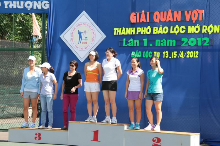 GIẢI TENNIS MỞ RỘNG LẦN THỨ 1 TẠI TP BẢO LỘC