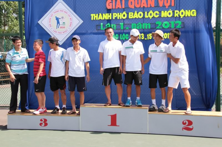 GIẢI TENNIS MỞ RỘNG LẦN THỨ 1 TẠI TP BẢO LỘC