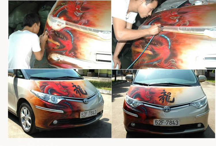 BMW của bác moonriver do em airbrush