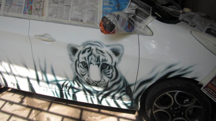 KIA morning mới đập hộp và quá trình độ airbrush do 3Dvietnam thực hiện! KIA morning mới đập hộp và quá trình độ airbrush do 3Dvietnam thực hiện!