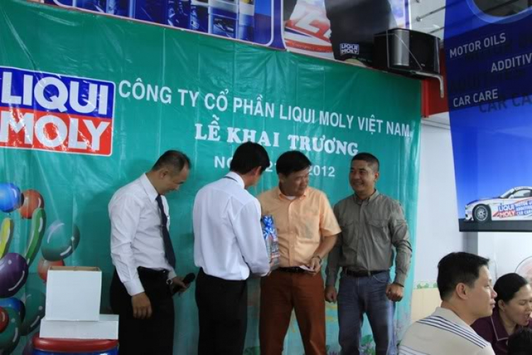 Chúc mừng các bác FI khai trương Công ty Cổ phần Liqui Moly Việt Nam