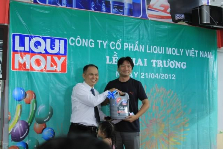 Chúc mừng các bác FI khai trương Công ty Cổ phần Liqui Moly Việt Nam