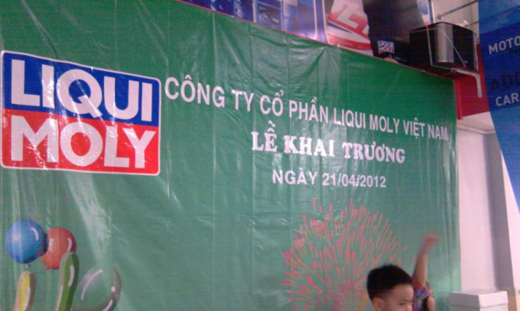 Chúc mừng các bác FI khai trương Công ty Cổ phần Liqui Moly Việt Nam Chúc mừng các bác FI khai trương Công ty Cổ phần Liqui Moly Việt Nam
