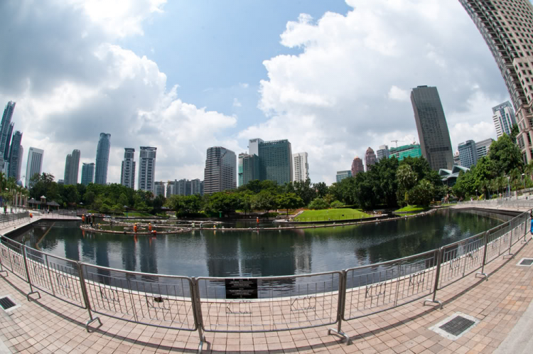 Hình ảnh đẹp ở Singapore & Malaysia dưới Fisheye lens