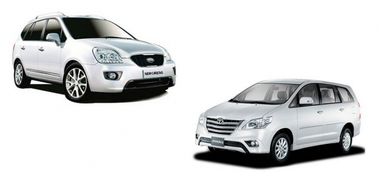 Lựa chọn giữa Kia Carens và Toyota Innova?