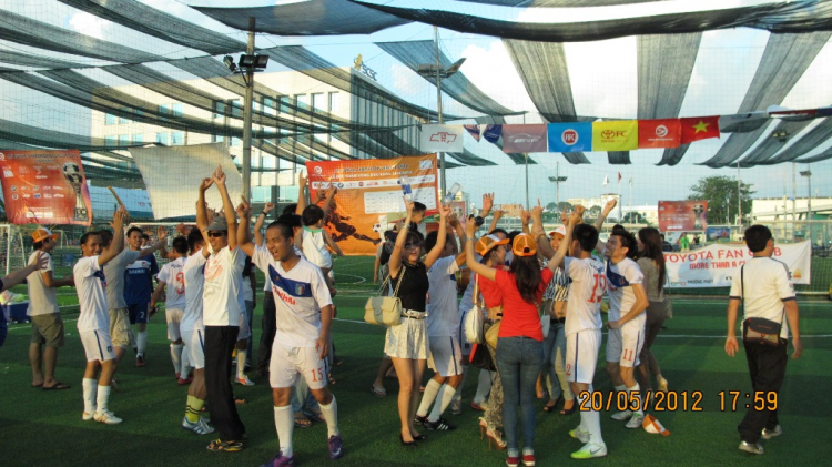 Hình ảnh giải OSCL 2012 với kết quả đội TFC thắng BMW đoạt chức vô địch Hình ảnh giải OSCL 2012 với kết quả đội TFC thắng BMW đoạt chức vô địch