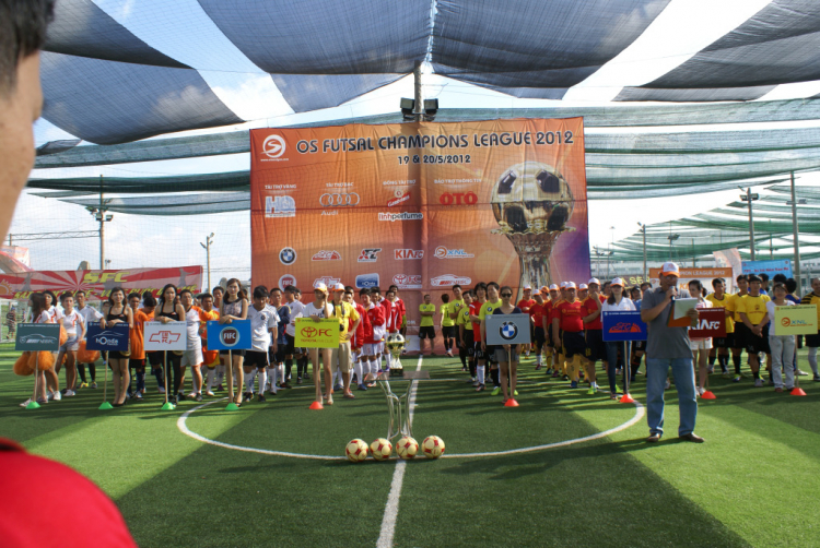 Ghi dấu hành trình chiến thắng của GMFC tại OS FUTSAL CHAMPION LEAGUE 2012