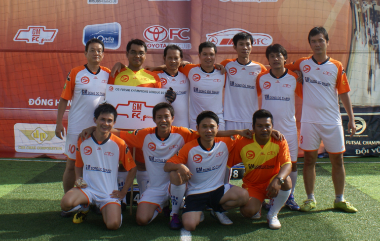 Ghi dấu hành trình chiến thắng của GMFC tại OS FUTSAL CHAMPION LEAGUE 2012