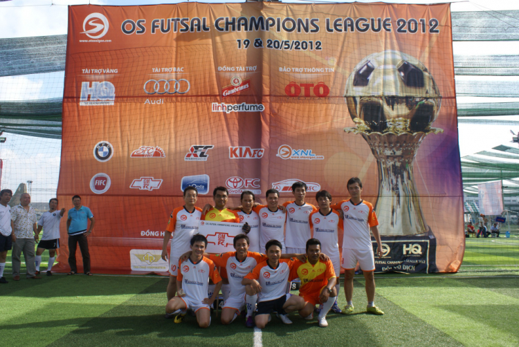 Ghi dấu hành trình chiến thắng của GMFC tại OS FUTSAL CHAMPION LEAGUE 2012