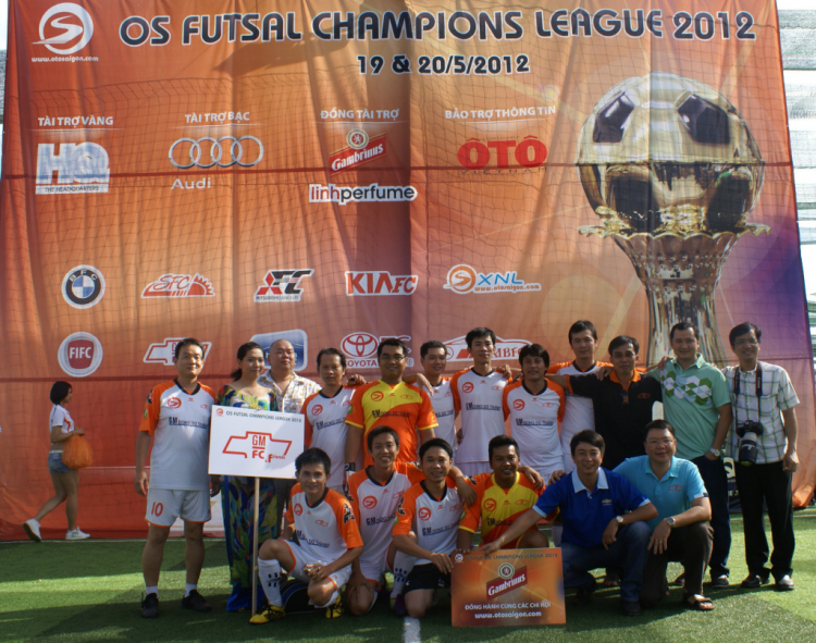 Ghi dấu hành trình chiến thắng của GMFC tại OS FUTSAL CHAMPION LEAGUE 2012