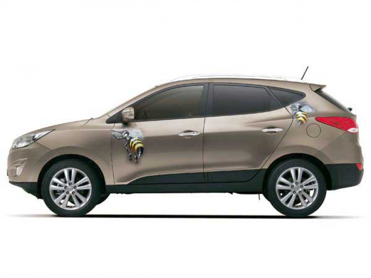 hyundai tucson lại em airbrush!