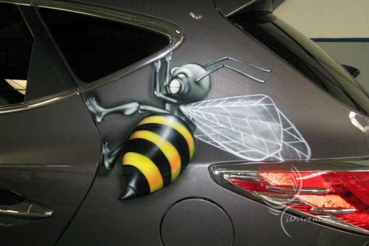 hyundai tucson lại em airbrush!